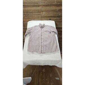 Forge FR Flame Resistant Work Shirt Mens XL Plaid Button Down NFPA 2112 CAT 2